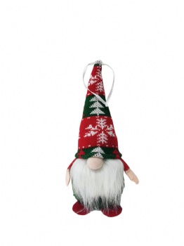 fabric christmas suspension christmas tree hanging decorations garlands--gnome suspension 20cm